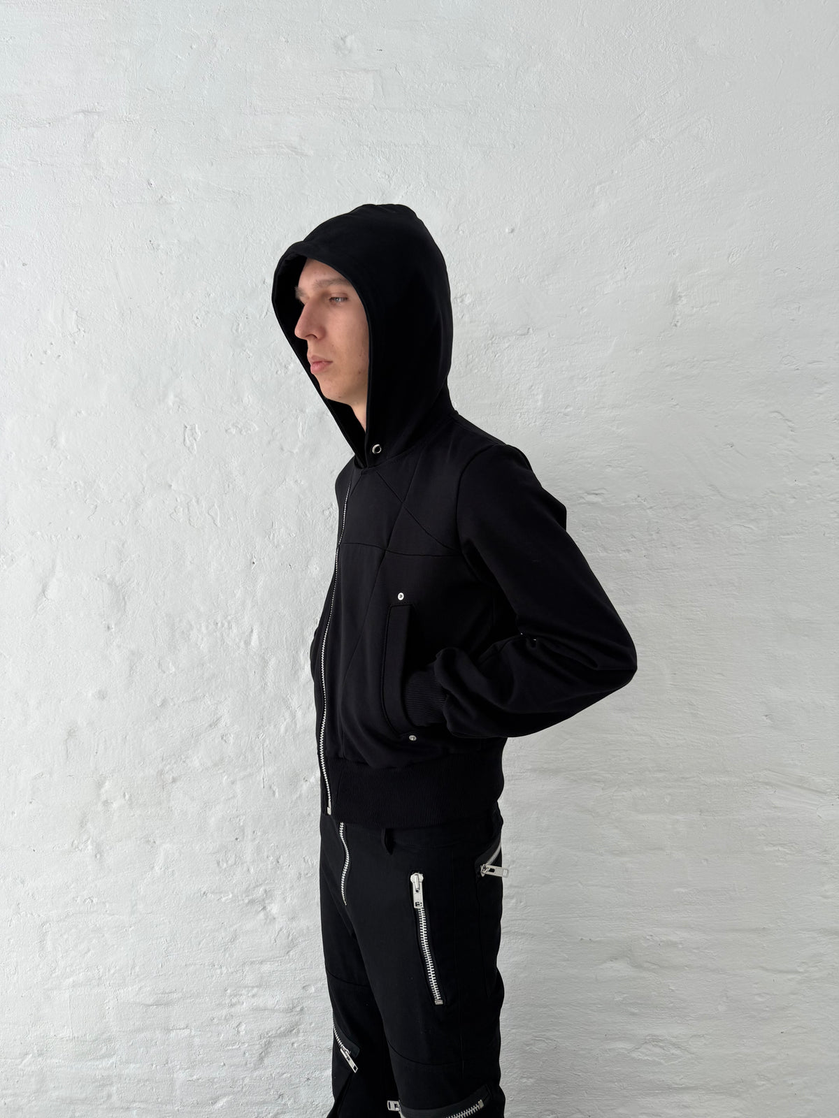 Asymmetrical Penta Zip Hoodie